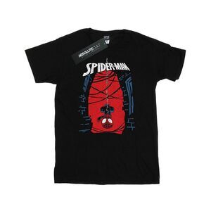 Spider-Man Mens Hanging Cotton T-Shirt / Black